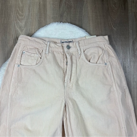 NWOT We The Free Good Luck mid rise barrel corduroy pants - Picture 3 of 14
